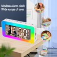 thumbnail image 2 of Kids Alarm Clock for bedrooms,Loud Bedside Digital Clock with 8 LED Night Lights, Dual Alarm, USB Charging Port, Weekday/Weekend Mode, White Noise Sleep, dimmer, for Heavy Sleepers, 2 of 5