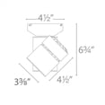 thumbnail image 2 of Wac Lighting Mo-1035N Exterminator Ii 1 Light 7" Tall Led Energy Star Monopoint Narrow, 2 of 2