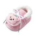 thumbnail image 2 of Dakaela 3M-12M Baby Cotton Shoes Cute Bear Warm Soft Winter First Walking Shoes Indoor Outdoor House Booties, 2 of 7