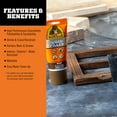 thumbnail image 4 of Gorilla All Purpose Wood Filler Walnut Color - Water-Resistant - 6 Pack, 6oz Tube, 4 of 7