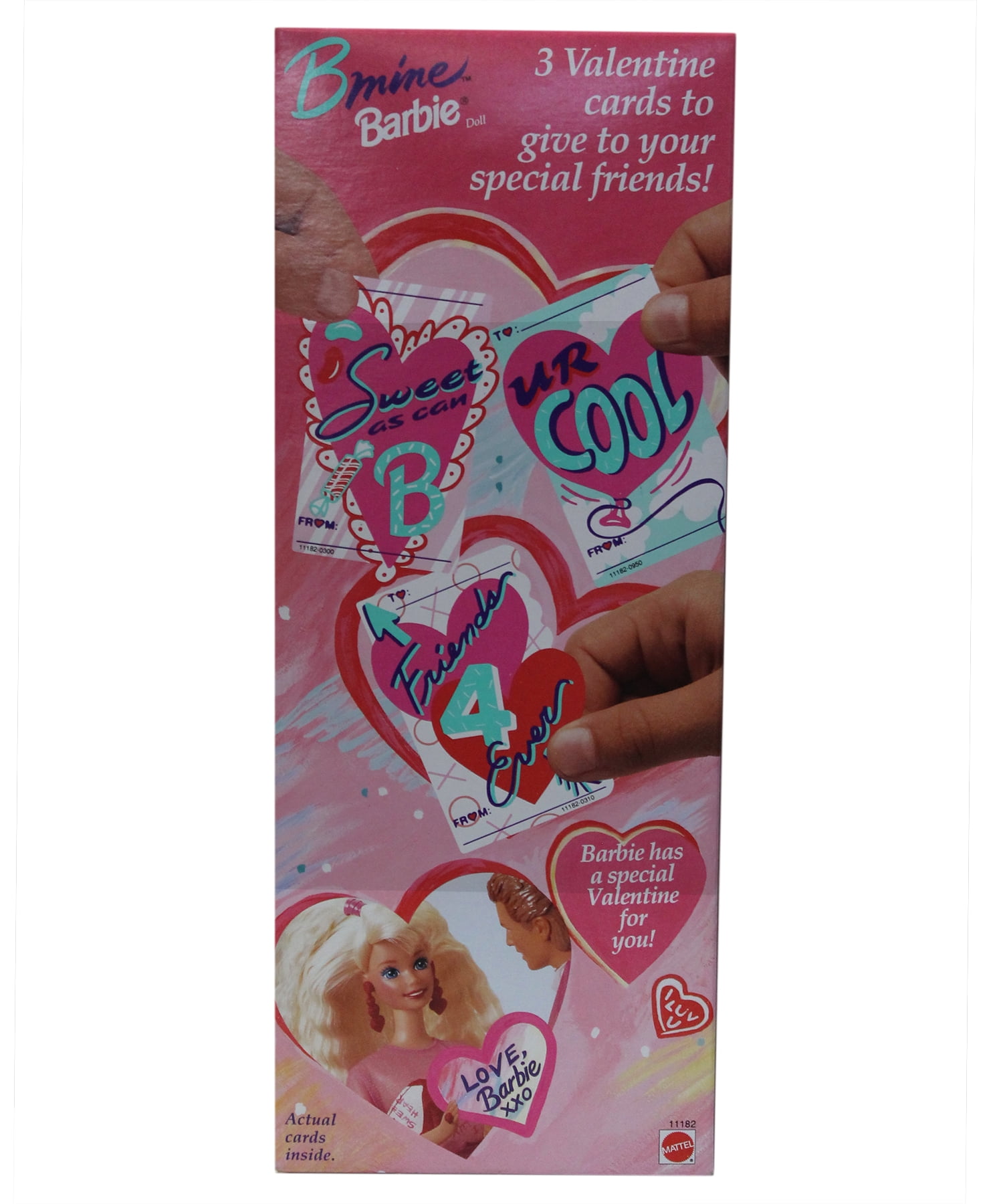 B Mine Valentine Barbie Doll Special Edition 1993 Mattel