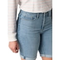 thumbnail image 5 of Levi Strauss Signature Women's and Women's Plus Bermuda Shorts, Sizes 0-26, 5 of 6