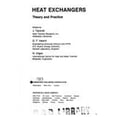 thumbnail image 1 of Pre-Owned Heat Exchangers: Theory And Practice, 9780070628069, 0070628068, Hardcover, First Edition edition, 1 of 1