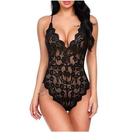

Bigersell Lace Lingerie Set for Women Lingerie Sets Women Lingerie Sleepwear Underwear Lace Bandage Underwear Ladies Lingerie Sleepwear Bodysuit
