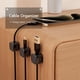 thumbnail image 2 of Soporte magnético para cables debajo del escritorio, gestión de cables, soporte para cables USB, cable de alimentación, 6 uds., 2 of 5
