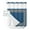 Blue, variant on No Hook Shower Curtain with Snap in Liner, Chinese Style Pattern Grey Background Hotel Shower Curtains for Bathroom, Washable Shower Curtain Liner Set with Mesh Top Window, 36"x72"
