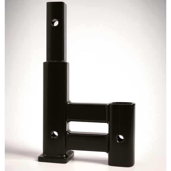 Voyager Tools Dual Hitch Extension for Bike Rack and Towing 2"