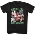 thumbnail image 1 of Bruce Lee The Dragon Collage Black T-Shirt, 1 of 2