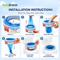 thumbnail image 4 of BabyBreeze Diaper Pail Refills Bags for Diaper Genie - 2240 Count 8-Pack, 4 of 10