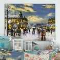 thumbnail image 1 of Designart Paris en Noël Hiver I Toile Murale Traditionnelle, 1 of 4