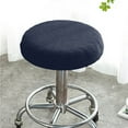 thumbnail image 2 of Storage Pouch Chair Slipcover Elastic Stretchable Polyester  Washable Stool Cushion for Home Cream-colored, 2 of 4