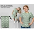 thumbnail image 5 of oneOone Cotton Jersey Light Green Fabric Flamingo Sewing Craft Projects Fabric Prints By Yard 58 Inch Wide, 5 of 5