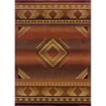 thumbnail image 2 of Style Haven  Genevieve Tribal Red/ Beige Area Rug 7'10" x 11' 8' x 10' Indoor Living Room, Bedroom, Dining Room, 2 of 3
