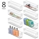 thumbnail image 2 of Organizador de baño mDesign en línea de plástico con asas, paquete de 8, 2 of 9
