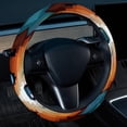 thumbnail image 2 of Pixel Dog 14.5 Inch Printing PVC Leather Car Wheel Covers Steering Wheel Covers Auto Accessories, 2 of 6