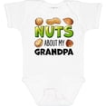 thumbnail image 3 of Inktastic Nuts About My Grandpa Peanut, Almond, Pistachio Boys or Girls Baby Bodysuit, 3 of 5