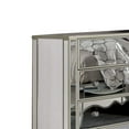 thumbnail image 2 of Benjara Dresser with Crystal Knobs and Mirror Panels, Silver, 2 of 5