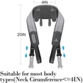 thumbnail image 6 of Cupilo Shiatsu Neck and Back Massager with Heat, 4D Cordless Electric Deep Tissue Kneading Massage Pillow for Shoulder Leg Body Muscle Pain Relief, Gift for Men Women Home Office Use, 6 of 8