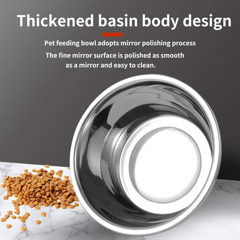 Stainless Steel Large Dog Bowl, 176oz High Capacity Dog Food Bowls for Large  Dogs (2 Pack) 
