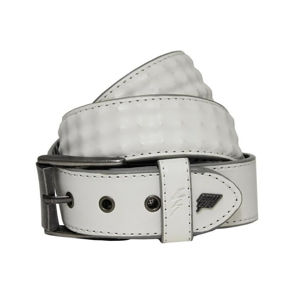 Cover Up Leather Belt [White]