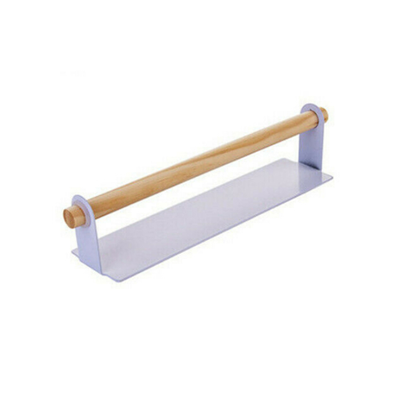 Paper Storage Holder For Kitchen Iron Art Shelf Cabinet Adhesive White Black Walmart Com Walmart Com