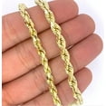 thumbnail image 1 of RM Real 10k Yellow Gold Necklace, 5mm, Rope Chain, 1 of 6