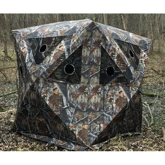 Rusk "Camo Cabin" Three Man Hub Blind