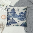 thumbnail image 2 of JEUXUS  Chinoiserie Pillow Cover  Blue and White Throw Pillow Covers Farmhouse Outdoor Pillowcase Square Cushion Cover for Bedroom Living Room Sofa Couch Home Decor, 2 of 5