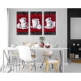 thumbnail image 2 of Set de 3 Cuadros Decorativos Ideas Creativas Cocina Comedor Tazas Roja Cuadro sublimado en tela, 2 of 2