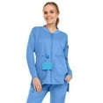 thumbnail image 3 of Medichic Mini Marilyn Elizabeth Zipper Bomber Scrub Jacket, 3 of 7