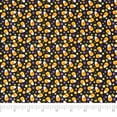 thumbnail image 3 of Singer, 100% Cotton, Candy Corn And Purple Dots On Blk, Cut by Yard, 3 of 7