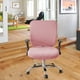 thumbnail image 5 of elásticas para sillas de oficina, antipolvo, elastano, lavable, extraíble, funda para asiento de silla, asiento de silla, de cojín, f Rosado Yotijar fundas para asientos de oficina, 5 of 7