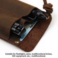 thumbnail image 3 of Bolsillo EDC de cuero cinturón de cuero multifuncional EDC funda para cuchillo piel de vaca para bolígrafo ANGGREK Otros, 3 of 8