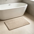 thumbnail image 5 of Chenille Tufted Bath Mat 18x30 Inch Absorbent Non Slip Rug Thick Plush Floor Mat for Bathroom Bedroom Entryway Kitchen and Home Decor, 5 of 5