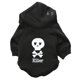 thumbnail image 2 of Ropa para perros con capucha y calavera negra, ropa para mascotas para perros pequeños, ropa deportiva cálida de moda, ropa de invierno con letras de Yorkshire, 2 of 5