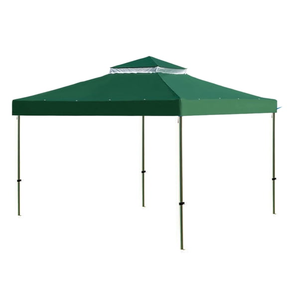 MezoJaoie Gazebo Top Replacement Replacement Gazebo Canopy Top 10X10Ft Waterproof Double Layer Shade for Garden Deck Patio Grill Outdoor
