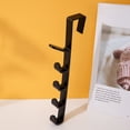 thumbnail image 4 of ZUARFY 5 Layers Over The Door Hanger Hook Clothes Hat Vertical Rack Plastic Organizer, 4 of 12