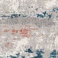 thumbnail image 6 of Surya Tibetan TBT-2328 79x114" Rectangle Modern Fabric Rug in Gray/Teal, 6 of 6