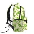 thumbnail image 3 of Easygdp Green Peas Mochila Ergonómica Versátil para Laptop - Múltiples Bolsillos, Correas Ajustables, Unisex para Escuela, Viajes y Actividades al Aire Libre-One Size, 3 of 5