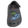 thumbnail image 4 of Hot Wheels Toddler Boys' Clogs with Adjustable Strap - Gray, Size 9, 4 of 8