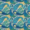 thumbnail image 2 of Pillow Perfect  Outdoor Amalia Paisley Blue Chaise Lounge Cushion 80x23x3 - 80 X 23 X 3 - 80 X 23 X 3, 2 of 5
