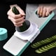 thumbnail image 5 of Rallador y triturador de verduras de acero inoxidable 3 en 1 con base magnética para la preparación de la cocina, 5 of 8