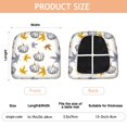 thumbnail image 3 of Fall Pumpkins Leaves Pattern Seat Covers for Dining Room Chairs Set Of 6,Stretch Printed Washable Chair Seat Cover with Elastic Ties and Button,Removable Waterproof Couch Cushion Covers, 3 of 6
