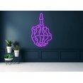 thumbnail image 4 of Glowneon Hand Skull Skeleton Neon Sign, Halloween Decor Wall Art, 4 of 4
