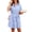 Light Blue, variant on OHHSHEEN Summer Dresses for Women 2026 – Button Down Shirt Dress with Belt, Casual Knee Length Short Sleeve Midi Dress with Pocket