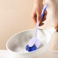 thumbnail image 4 of Outoloxit Dish Washing Brush with Handle Dish Brush Scrub Brush for Pans Pots Dishwashing and Cleaning Brushes, Blue, 4 of 8