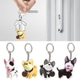 thumbnail image 2 of Llavero de perro Corgi, regalo, llavero de cachorro para coche, colgante para bolso de mujer, colgante de cachorro (Ketti/blanco y negro), 2 of 5
