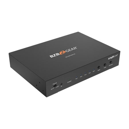 UPC: 0850023208019 | BZBGEAR 4×1 1080P FHD HDMI MultiViewer with KVM USB 2.0 Ports with Support up to 4 Computers