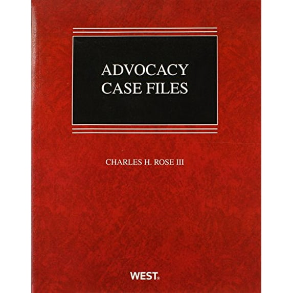 Pre-Owned Advocacy Case Files (Coursebook), 9780314268181, 0314268189, Paperback, 1 edition