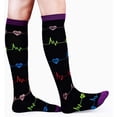 thumbnail image 2 of 3/4/6 Pairs Compression Socks Women Men 20-30 mmHg Christmas Compression Stocking, 2 of 8